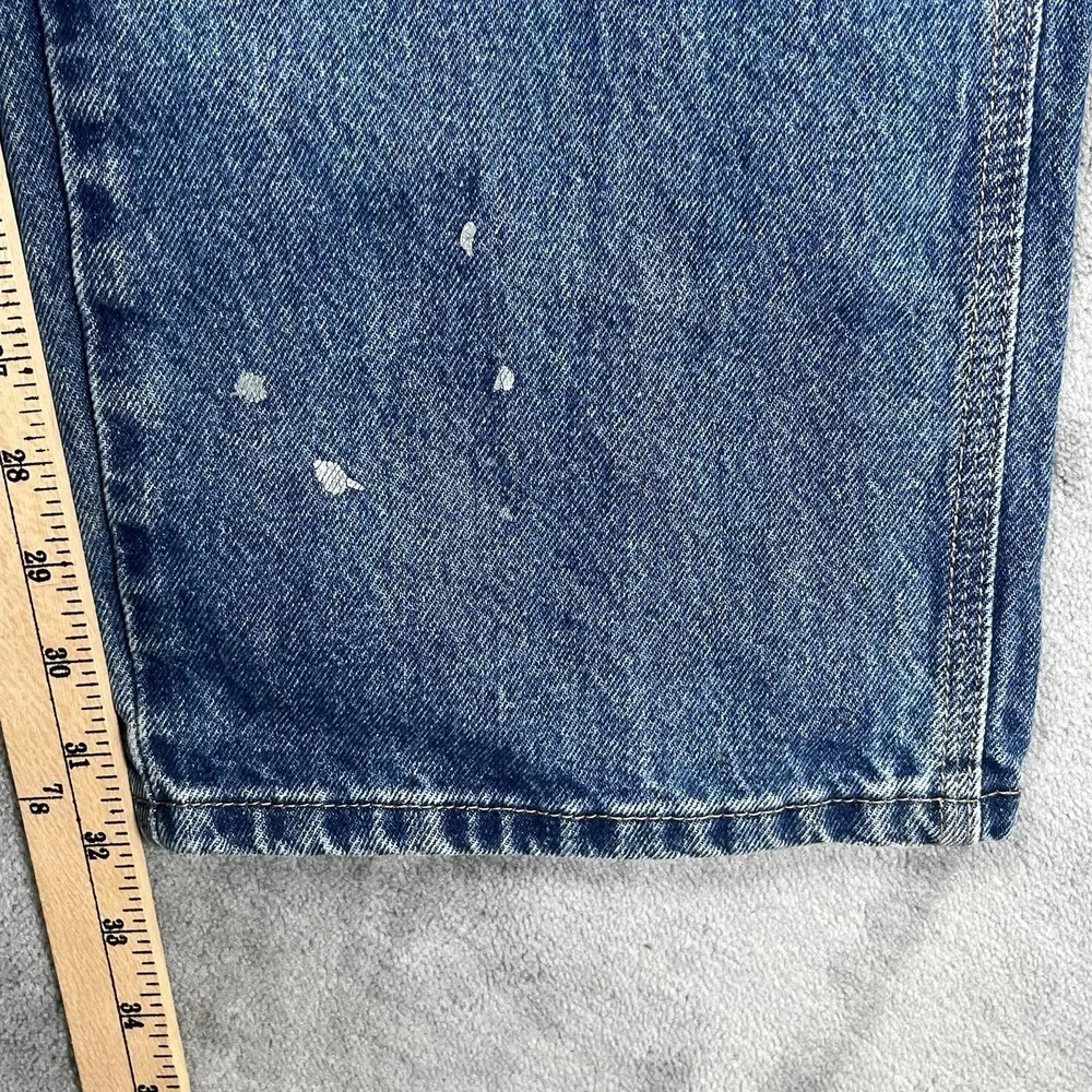 Wrangler RIGGS WorkWear Denim Mens Blue Jeans Carpenter Size 36x32‎ SEE PICS